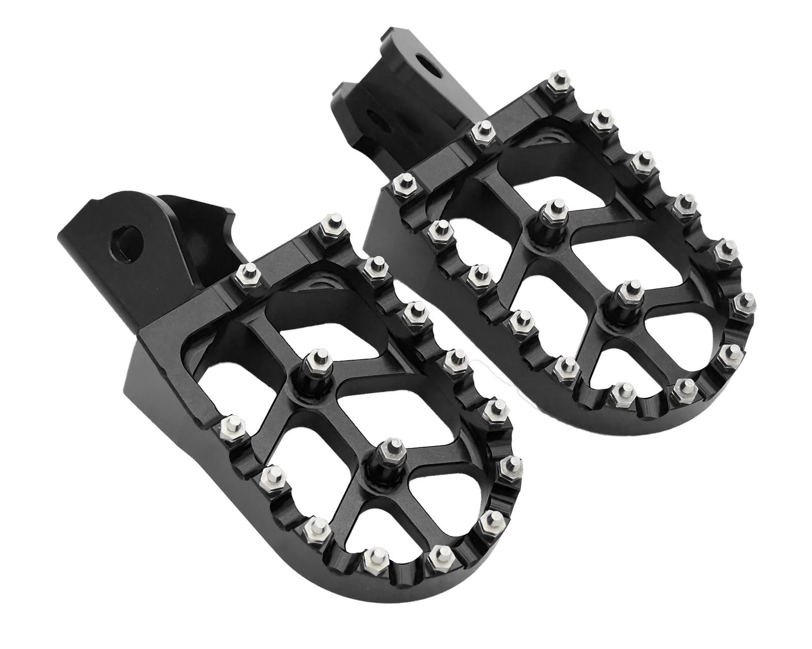 Wide CNC Alloy Foot Pegs for E-Moto (Colour Options)