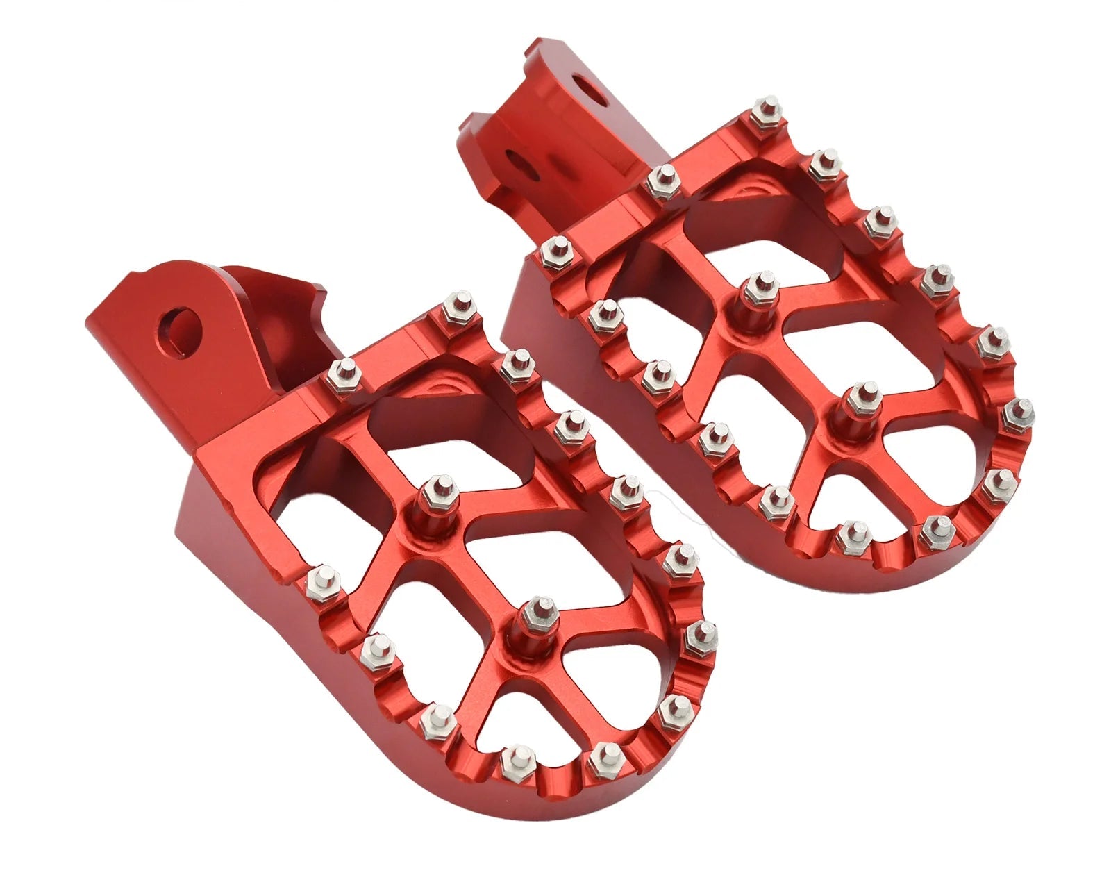 Wide CNC Alloy Foot Pegs for E-Moto (Colour Options)