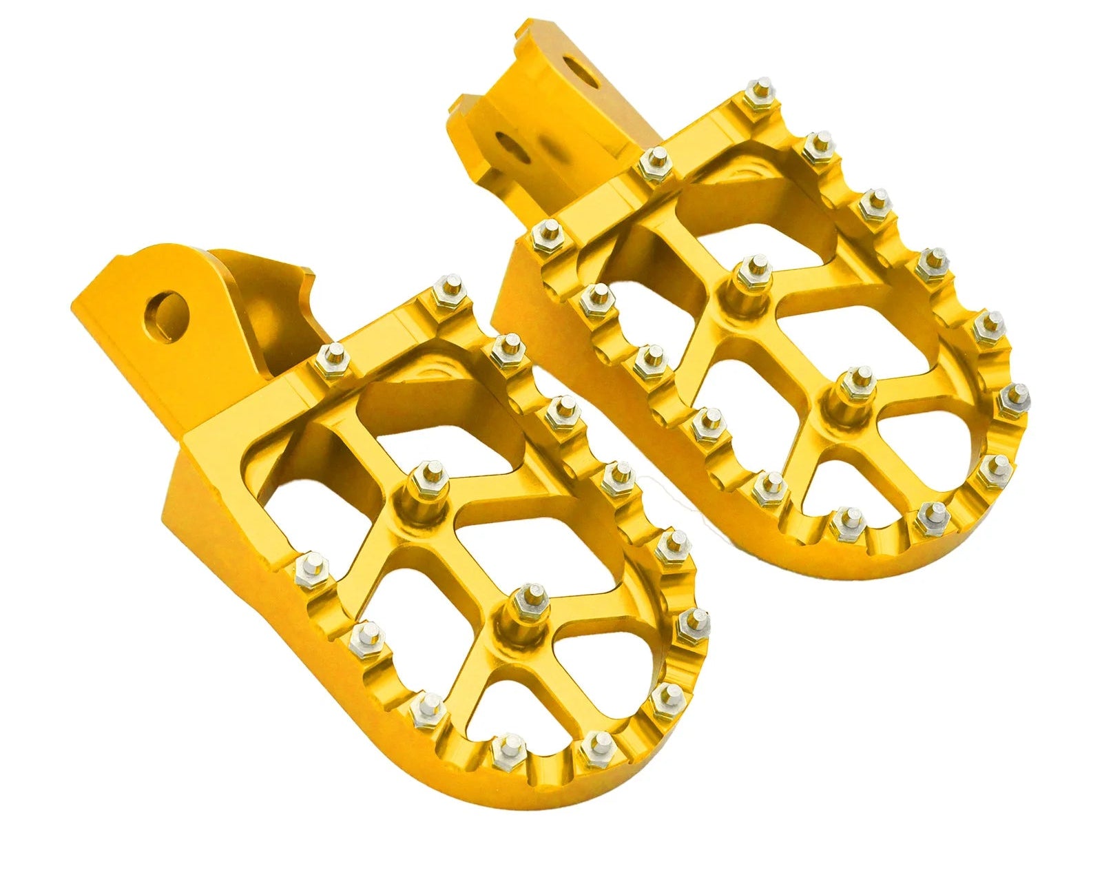 Wide CNC Alloy Foot Pegs for E-Moto (Colour Options)