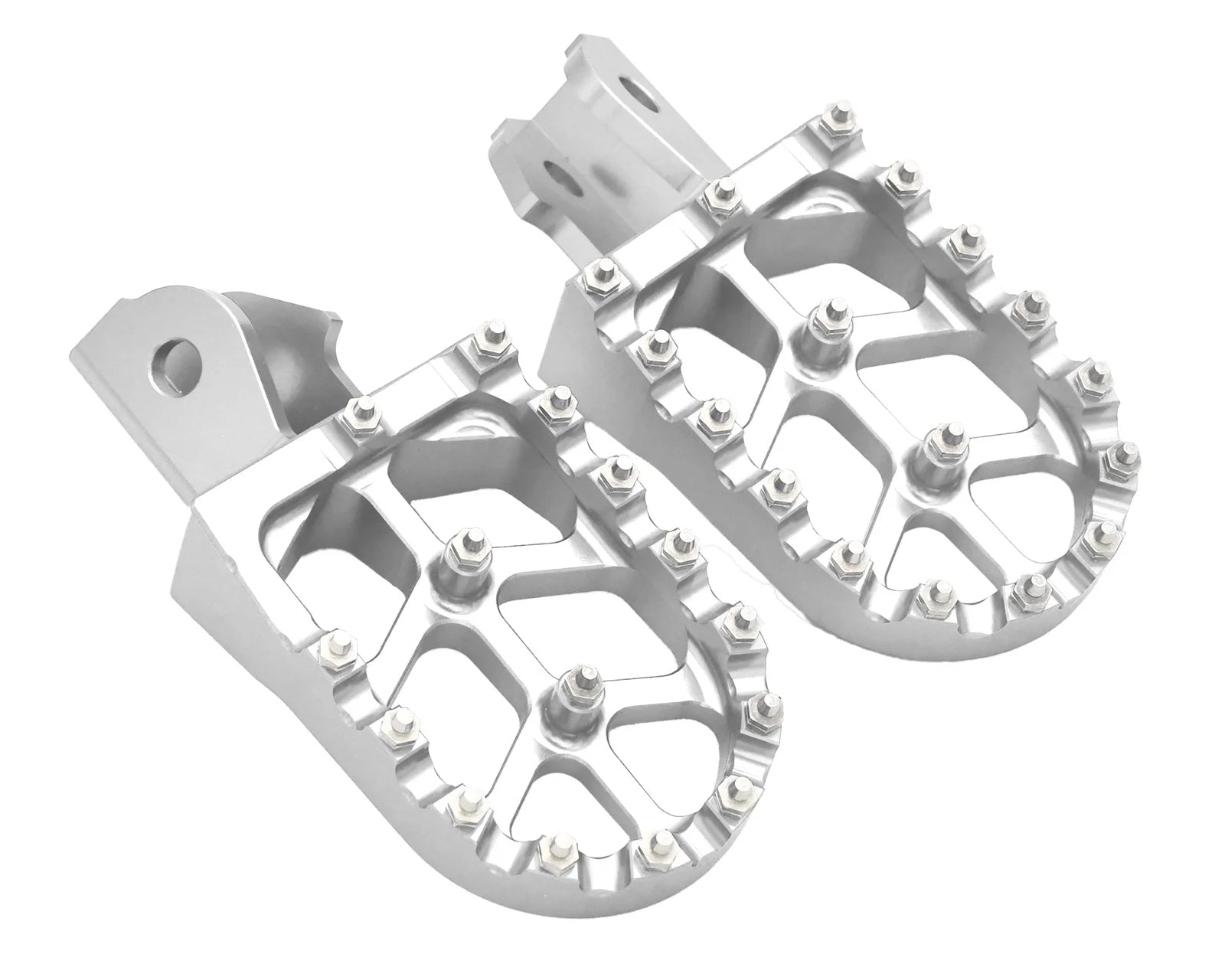 Wide CNC Alloy Foot Pegs for E-Moto (Colour Options)